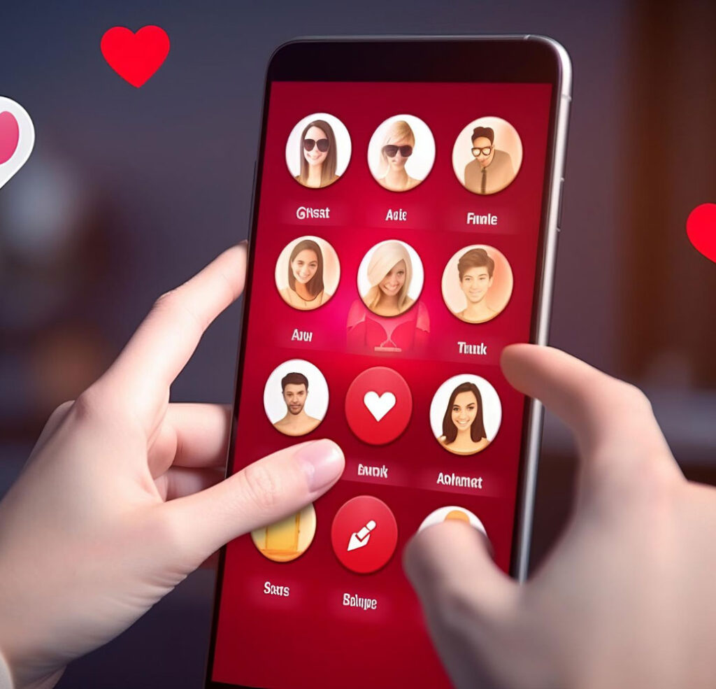 interfejs platformy wideo na smartfonie