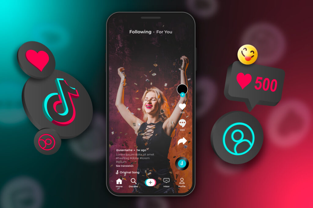 Oglądający Live na TikTok