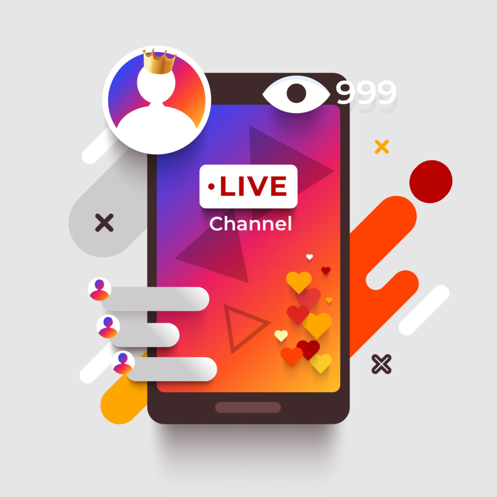 Widzowie - live Instagram