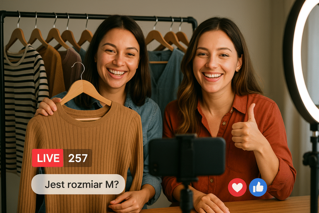 Widzowie live Facebook