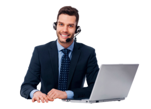 Customer account interface on website