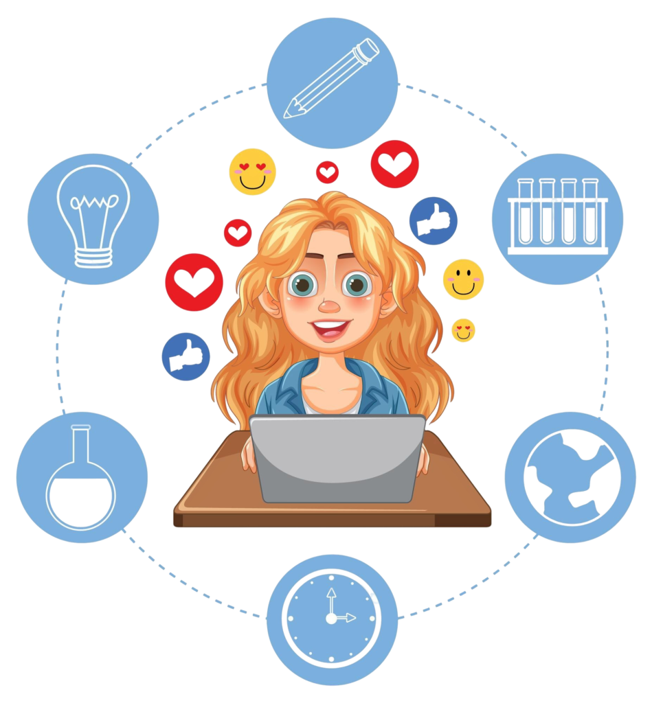 grafika przedstawiająca aktywność użytkowników online