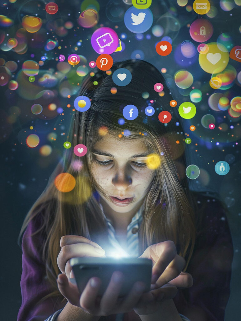 mobile app interface on smartphone