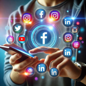 Ikona funkcji w aplikacji społecznościowej